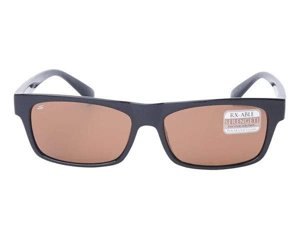 Serengeti Rapallo Sunglasses Shiny Black/Polarized Drivers