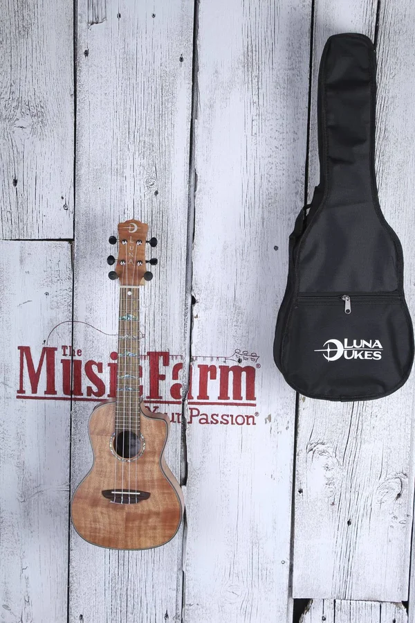 Luna Uke HTC Exm Uke High Tide Exotic Mahogany Concert