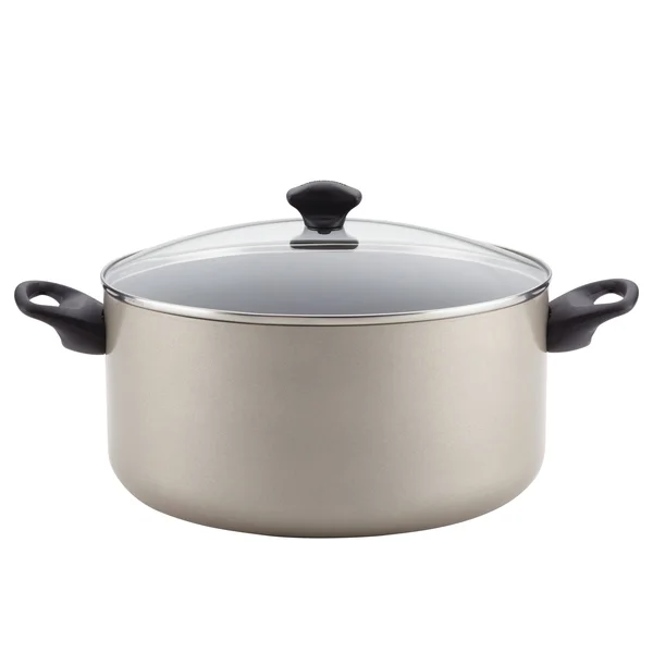 Farberware 10.5 qt Aluminum Nonstick Covered Stockpot, Champagne