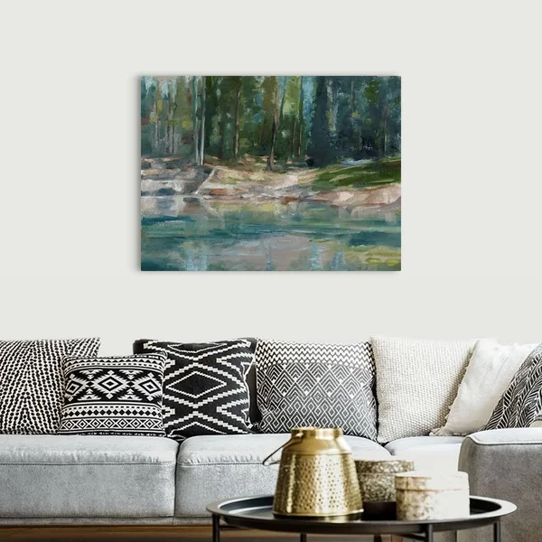 Northwestern Lake II - Canvas Wall Art, 48x36, Great Big Canvas