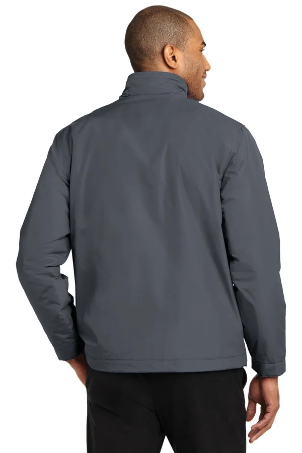 Port Authority J354 Challenger II Jacket - Steel Grey/True Black - 3XL