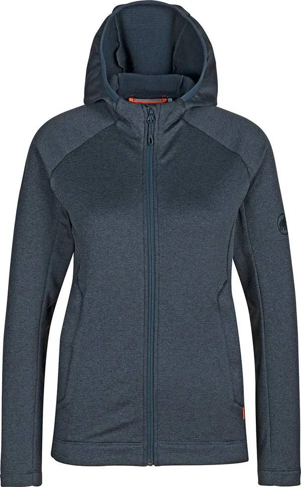 Mammut Women's Nair ml Hooded Jacket - Small - Marine Melange
