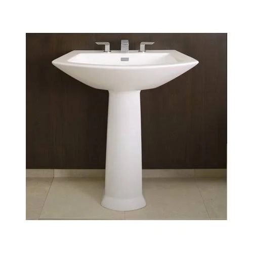 Toto Lpt962#11 Soiree Pedestal Lavatory - Single Hole in Colonial White