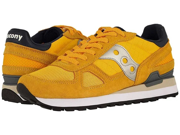 Saucony Shadow Original Size: 8M - Yellow, Navy