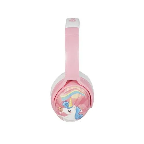 BuddyPhones - Cosmos Wireless Noise Canceling Over-the-Ear Headphones - Pink