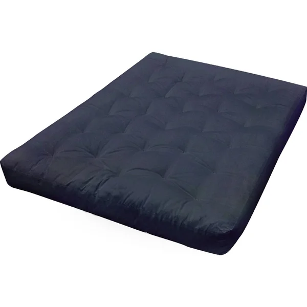 Gold Bond 6x22 All Cotton #606 Twin Futon Mattress Blue Microfiber