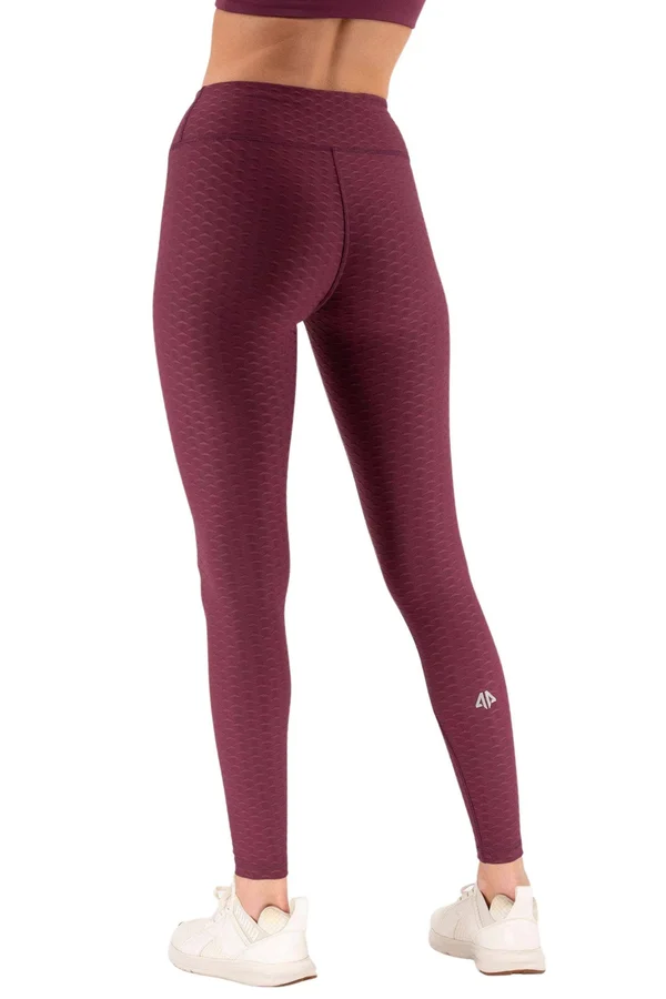 Lux Leggings - Textured - Violet 2XL by Alpha Prime