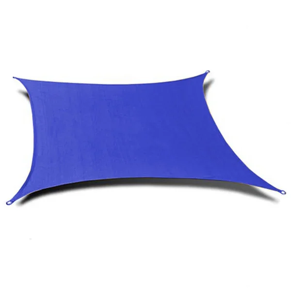King Canopy 12 ft. x 12 ft. Blue Quadrilateral Sun Shade Sail QSS12BLN