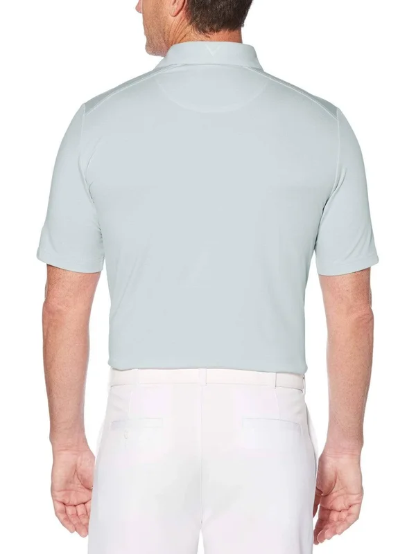 Callaway Men's Cooling Micro Hex Polo Shirt - Carnival Glass Green, Size 3XL, Polyester/Spandex