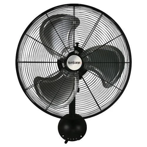 Hurricane Pro High Velocity Oscillating Metal (Grey) Wall Mount Fan 20 in 727976