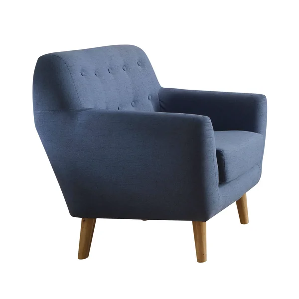 Acme Furniture 52657 Ngaio Blue Linen Chair