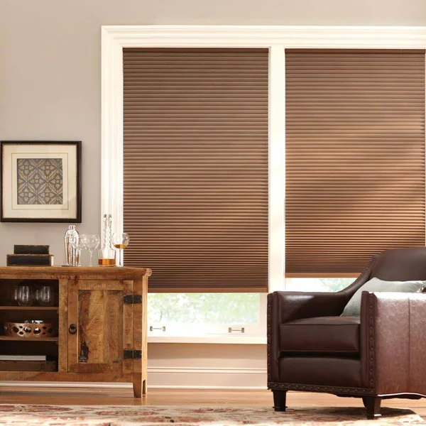 Home Decorators Collection Mocha Cordless Blackout Cellular Shade - 70.5 in. W x 72 in. L - Brown