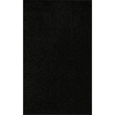 Home Queen Solid Color Black 5&x7 & - Area Rug