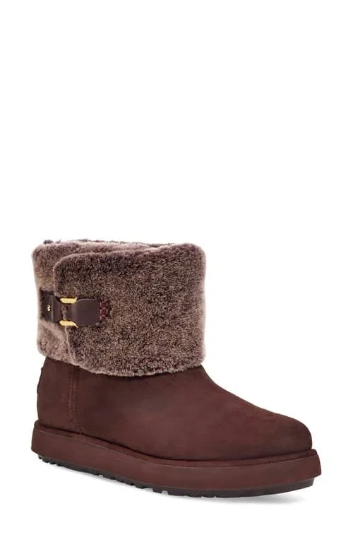Ugg Women's Classic Berge Mini Suede in Brown - Size 6