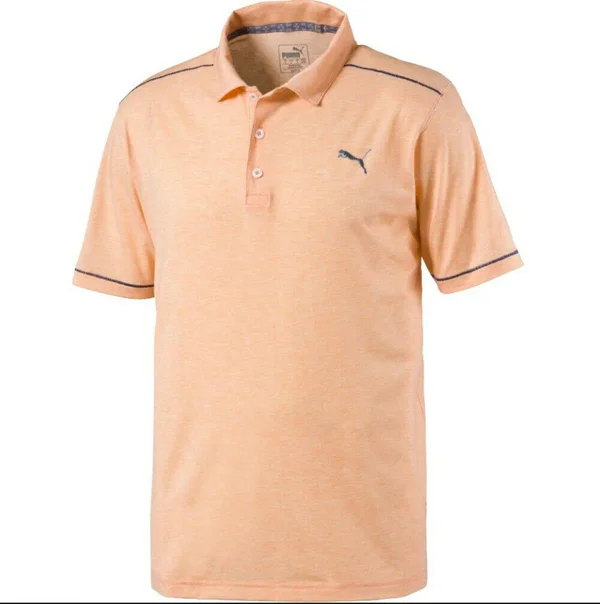 Puma Rancho Polo Cantaloupe Heather Medium