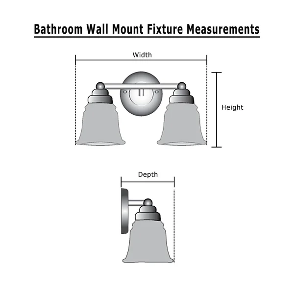 Aspen Creative 62060, One-Light Metal Bathroom Vanity Wall Light Fixture, 6 3/4x22 Wide, Transitional Design in Black with Clear