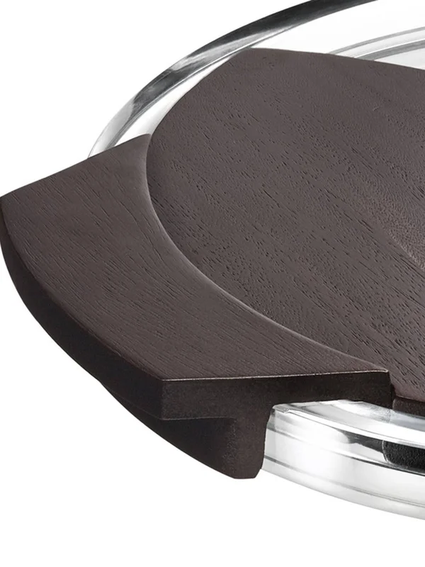Orrefors Street Cheese Platter - Clear/Brown