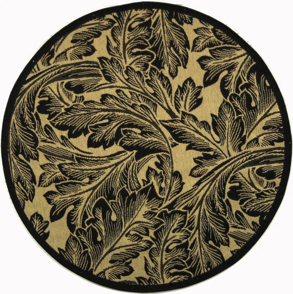 Safavieh Courtyard CY2996-3901 5&3x22 x 7&7x22 Sand, Black Area Rug