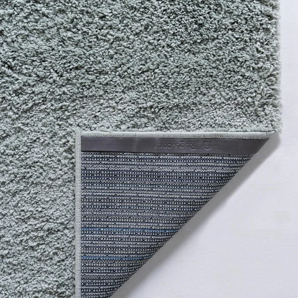 Soft Solid Shag Sage Green 9x12 Large Area Rug