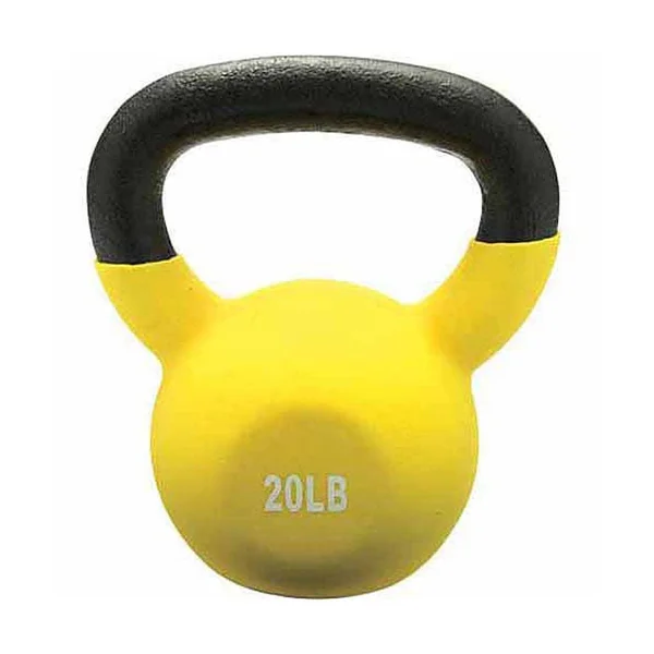 Champion Kettlebell - Vinyl Coated, Yellow - 20 lbs