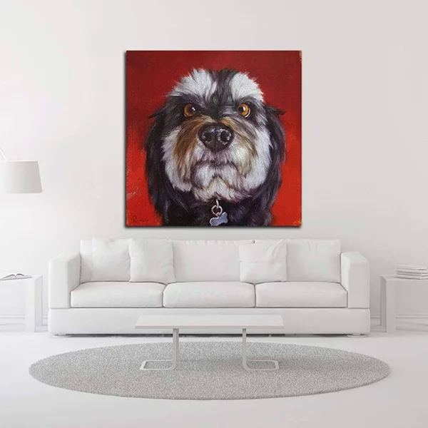 18x22 x 18x22 Follow Your Nose 11 by Lucia Heffernan Print on Canvas