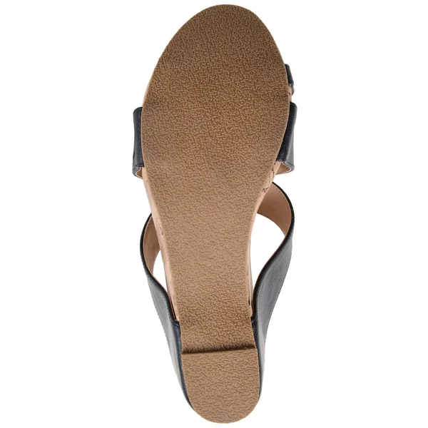 Journee Collection Women's Rayna Wedge Sandal Black 12