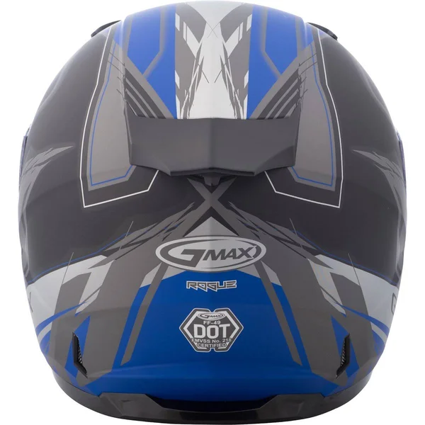 GMAX FF-49 Rogue Helmet Matte Black/Hi-Vis Green 2x