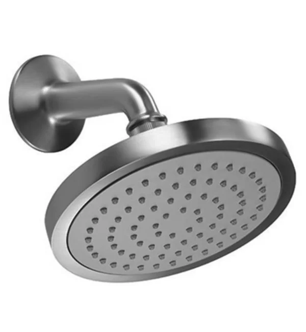California Faucets 9120.081.20-PN 5-5/8x22 Single-Function Brass Showerhead Kit - Polished Nickel (PVD)