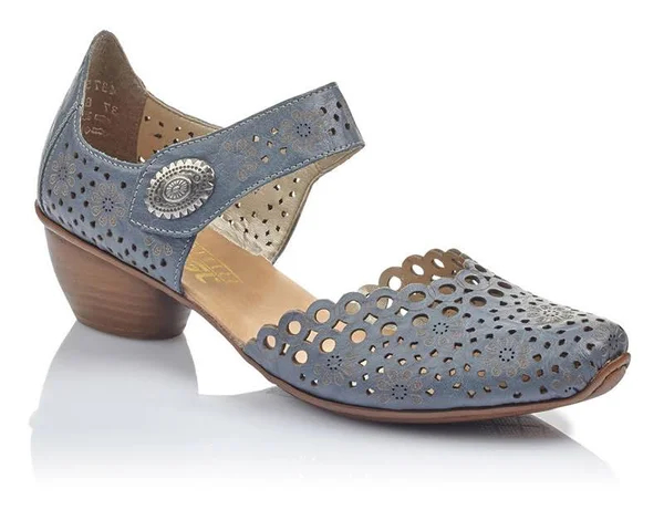 Rieker Mirjam 53 Azur Blue Mary Jane (Women)