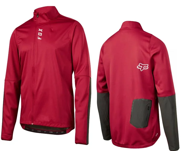 Fox Racing Attack Thermo Long Sleeve Jersey Dark Red X-Large