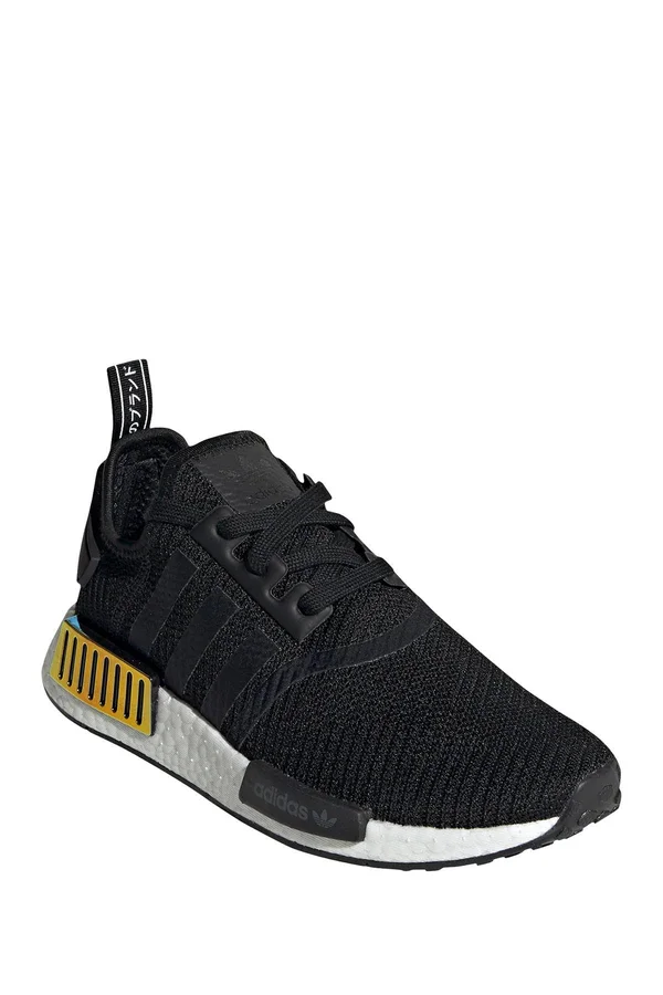 Adidas NMD_R1 Shoes - Women's - Core Black, Orchid Tint - 8.5