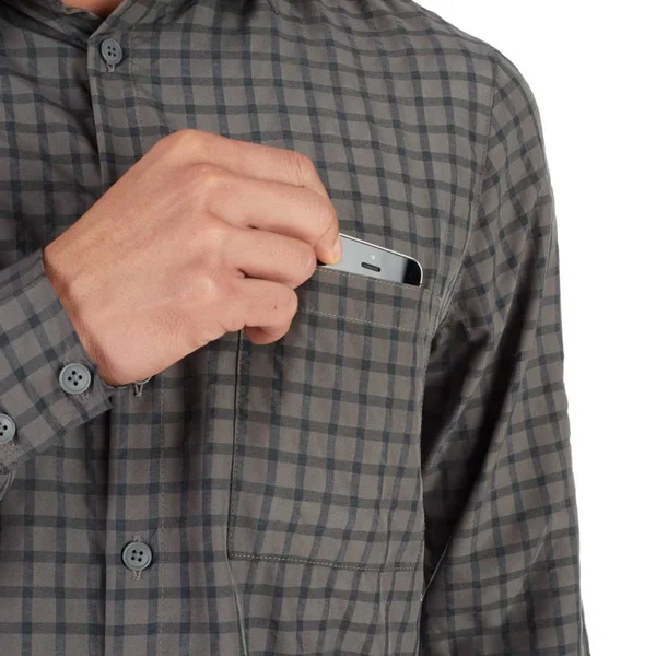 Mammut Lenni Long Sleeve Shirt - Men's Titanium, XL