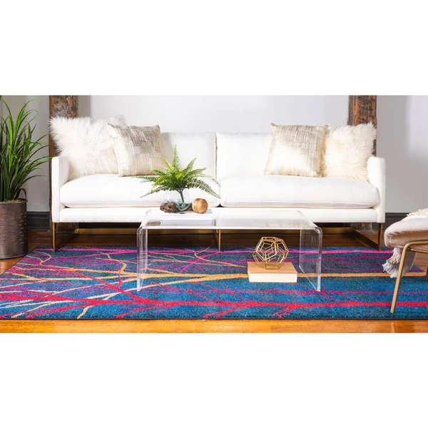 Unique Loom Collserola Estrella Area Rug - 10& 6 x 16& 5 (Blue)