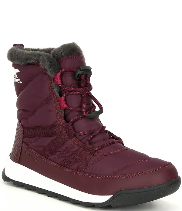 Sorel Youth Whitney II Short Lace Boot Size 1 - Purple