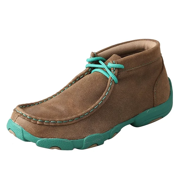 Twisted x Kid's Driving Moccasins - Bomber/Turquoise