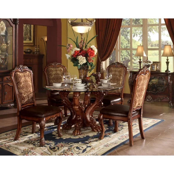 Acme Furniture Dresden Cherry Oak Side Chair - Set of 2