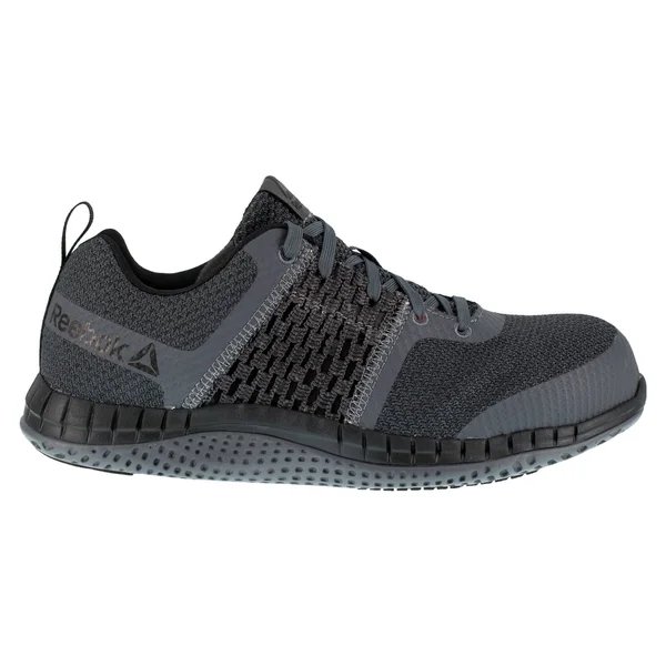 Reebok Work Men's Print Work ULTK RB4248 Composite Toe Shoe, Size: 10, Grey/Black Synthetic