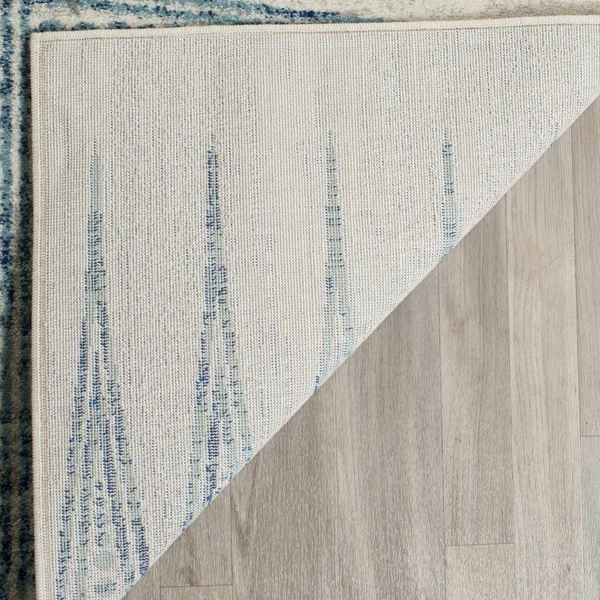 Safavieh EVK226T Evoke Ivory - Turquoise Area Rug - 4& x 6&