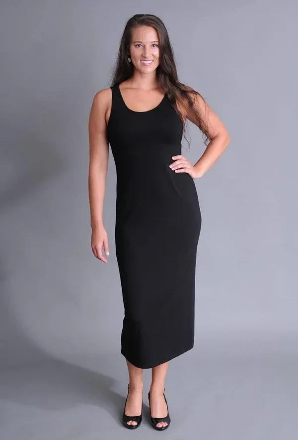 Eileen Fisher Women's Scoop Neck Dress - Black - M