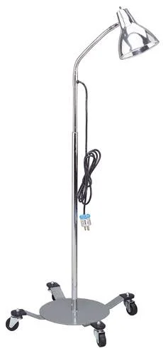 Grafco 1698 Deluxe Exam Lamp Chrome-Plated Base Aluminum Shade