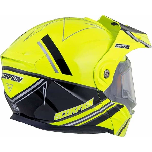 Scorpion Exo AT950 Helmet - Teton, Orange/Grey, Medium Street Helmet