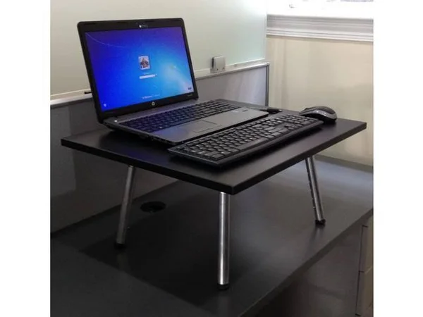 Stand Steady Standing Desk - Black, 24x22 x 20x22