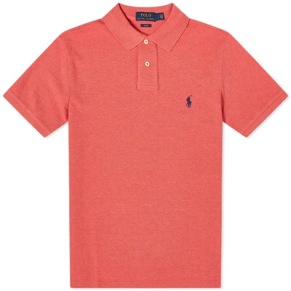 Ralph Lauren Slim Fit Polo T Shirt Pink