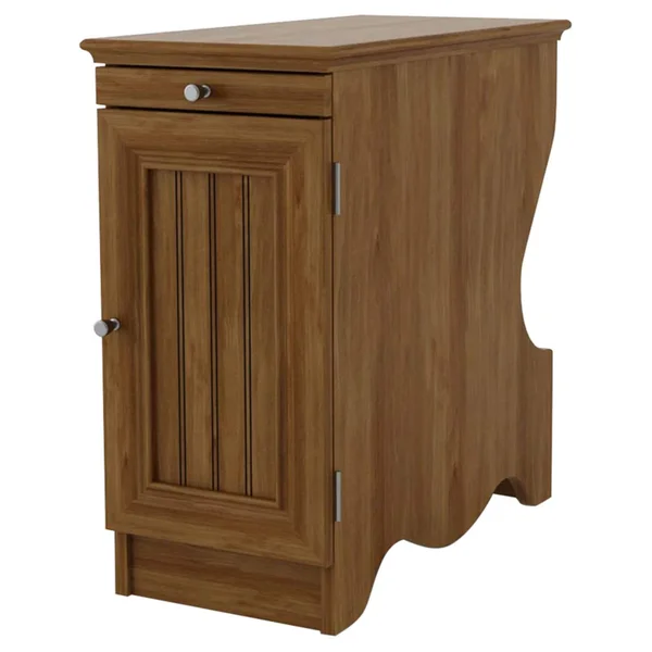 Ameriwood Home Fletcher Side Table with Magazine Storage - Bank Alder