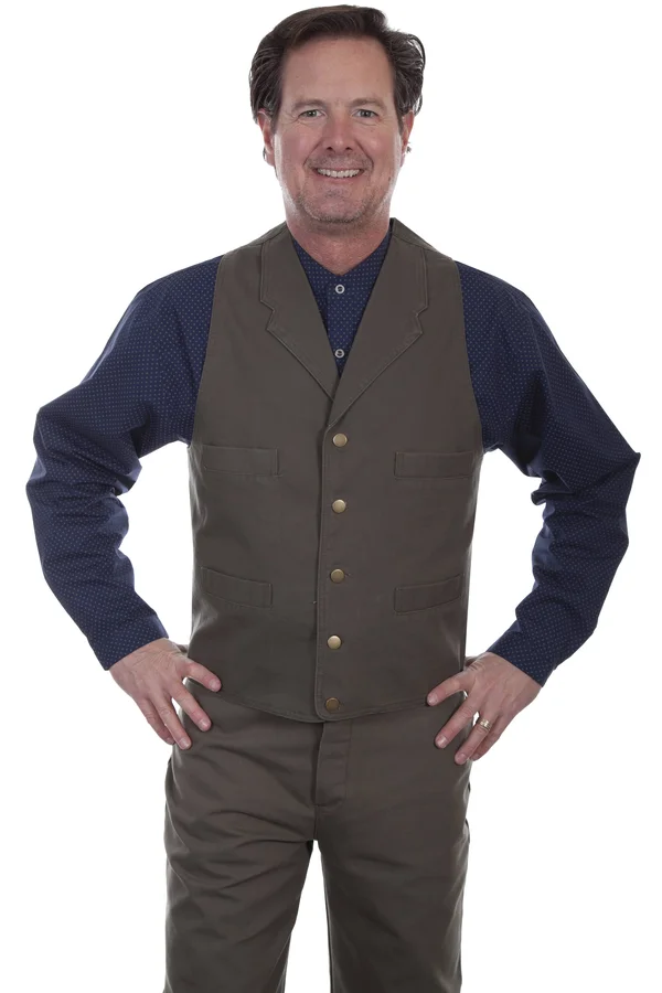 Scully Men's Rangewear Canvas Pants - Khaki