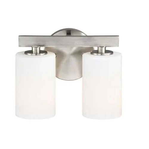 PerfectTwinkle Glendale Satin Nickel Finish Vanity - 2 Light