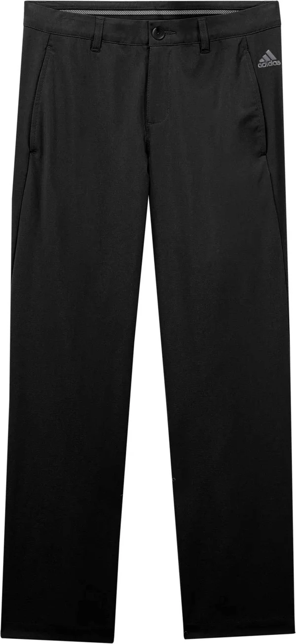 Adidas Boys& Solid Golf Pants, XS, Black