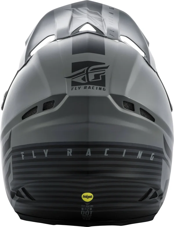 Fly Racing 2019 F2 Carbon MIPS Shield Helmet - Matte Black/Grey - Small