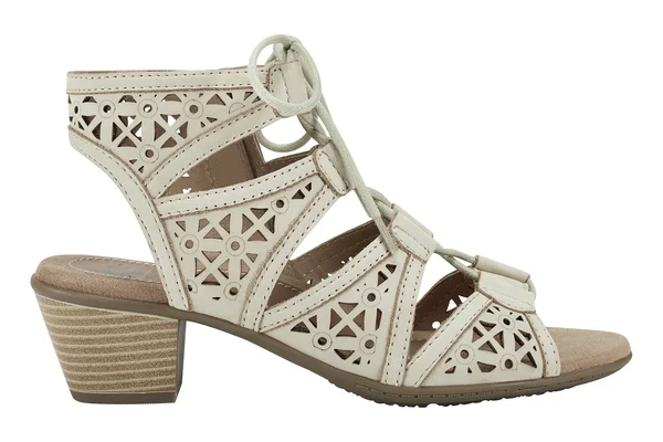 Earth Origins Women's Carey Shoes - Wide Cream in Size 7.5