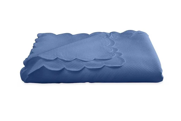 Matouk Savannah Gardens Table Linens - Oblong Table Cloth - Azure/Azure